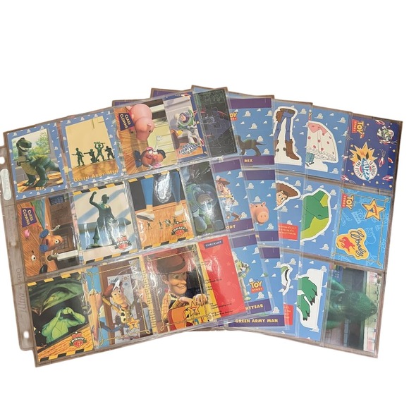 Skybox Other - Toy Story Skybox Trading Cards 1995 Cards Punchouts Badges 62 Cards Vintage